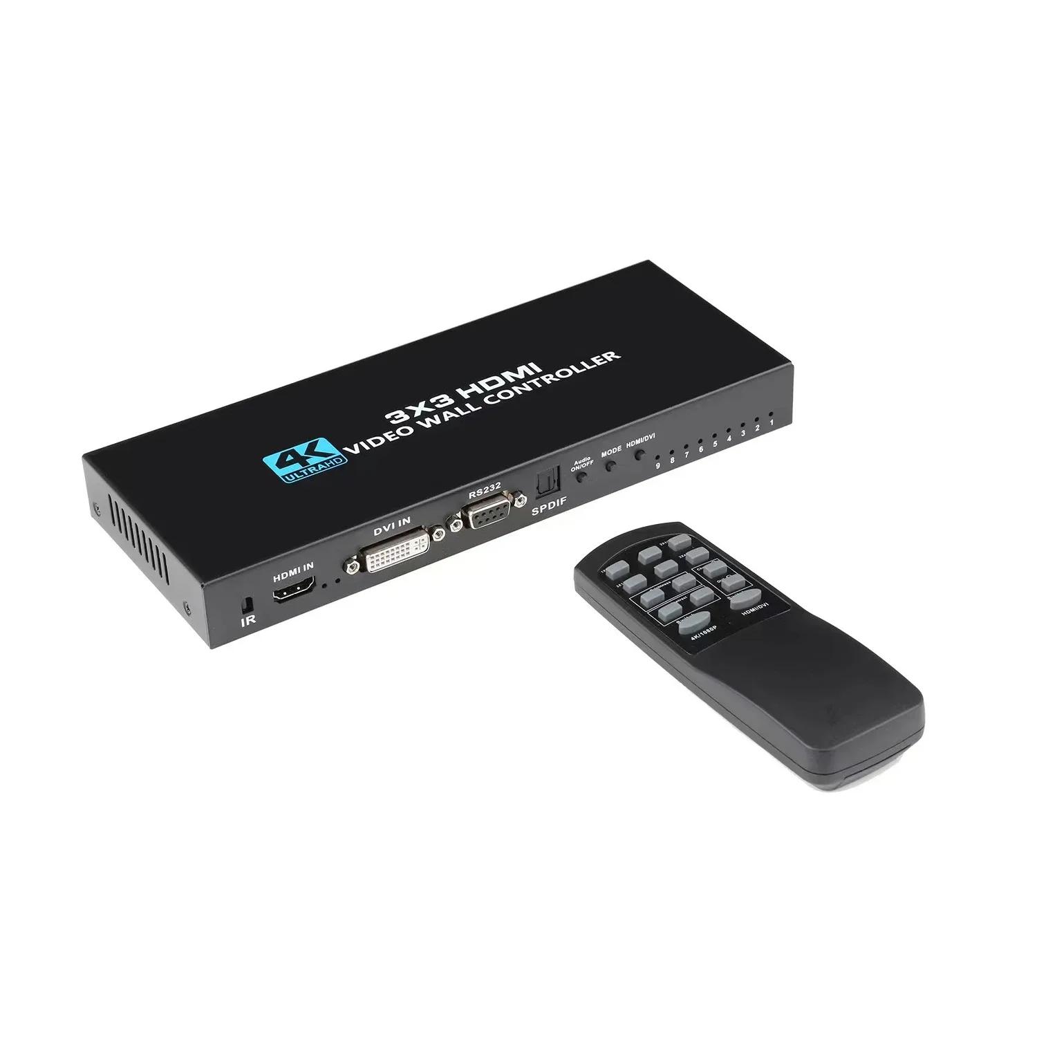 HDMI DVI   Ʈѷ  μ, Ƽ ũ μ ġ, TV ö̼ ڽ, 4K, 2x2, 3x3, 1x2, 1x3, 1x4, 2x2, 2x3, 2x4
